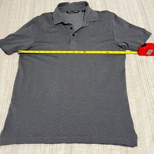 Travis Mathew Gray Polo Shirt small